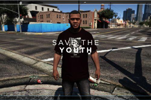 Stussy X Rexx "Save The Youth" - T-Shirt For Franklin
